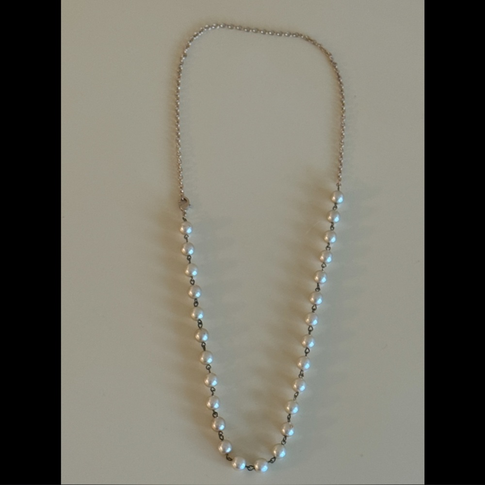 Elegant Gold Vermeil Freshwater  Pearl Necklace